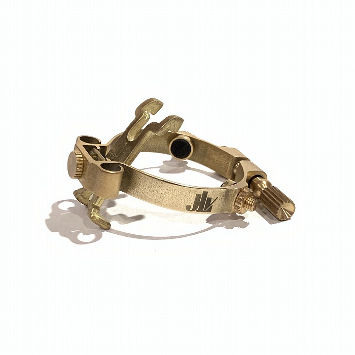 JLV Sound クラリネットリガチャー プラチナ グリーンスクリュー付き