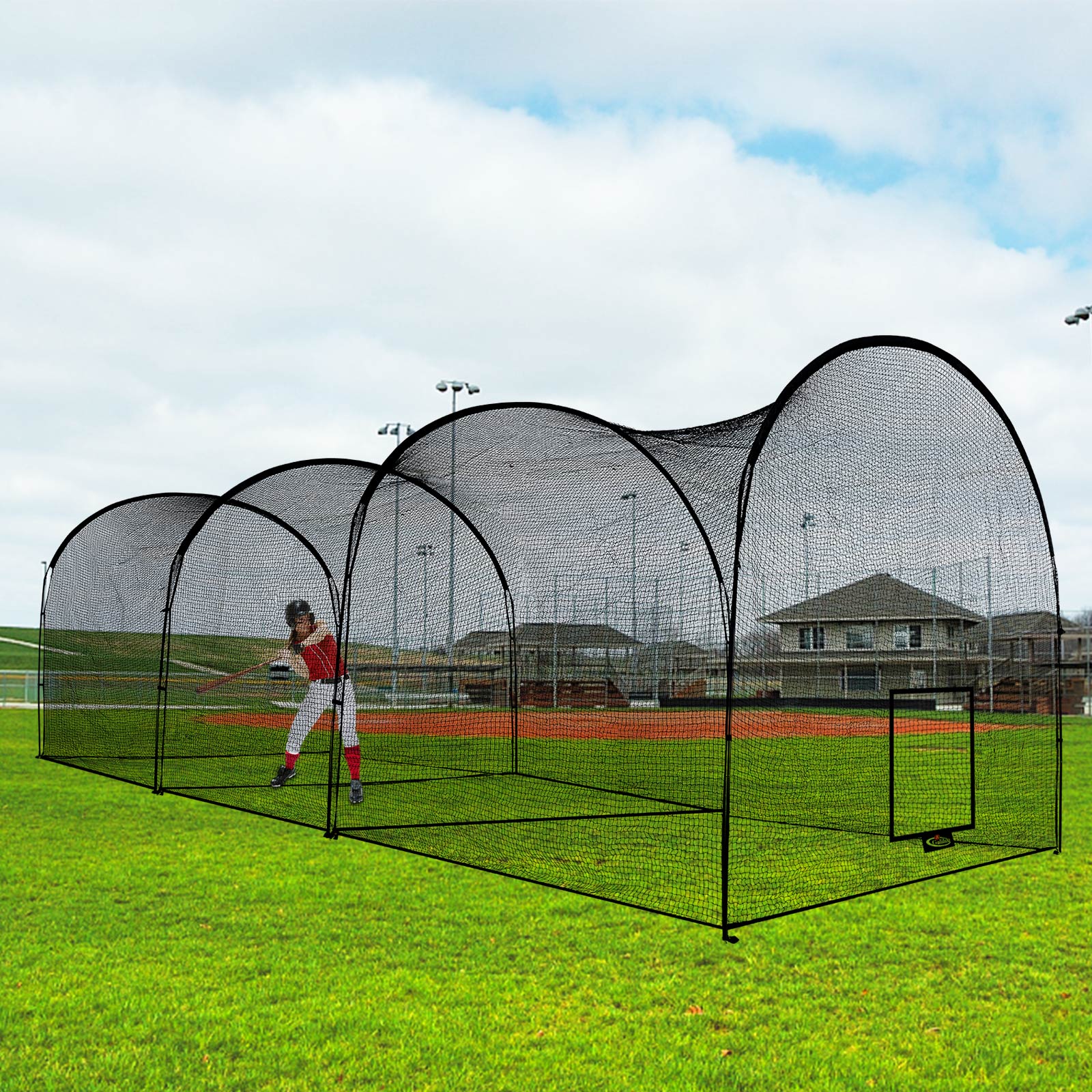 野球バッティングゲージ 野球練習用ネット 6.7mx3.6mx3m 野球