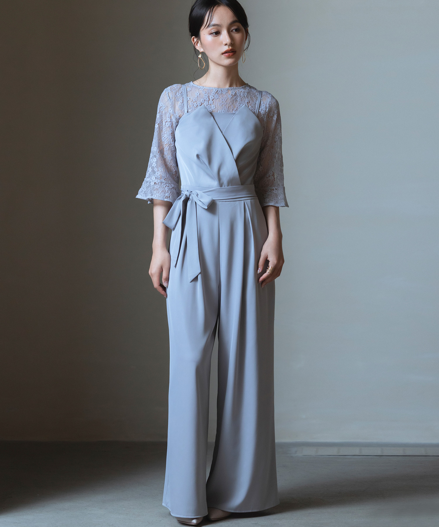 楽天市場】【一部予約】エレガントなレースブラウスと脚長ジャンプ