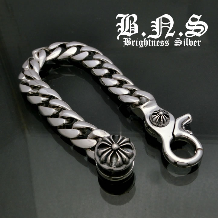 楽天市場】ゴシッククロスクラシックチェーンブレスレット 【プレーン