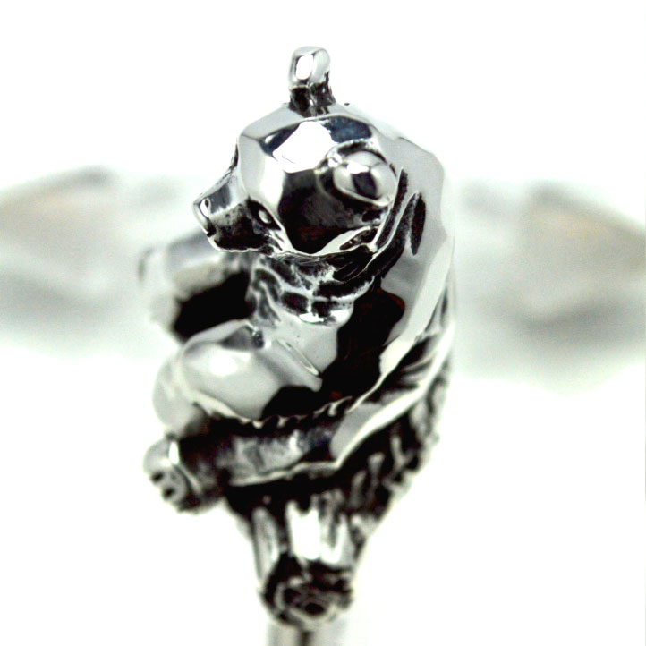 楽天市場】銀の熊、ヒグマキーリング シルバー925 銀 Silver925(くま