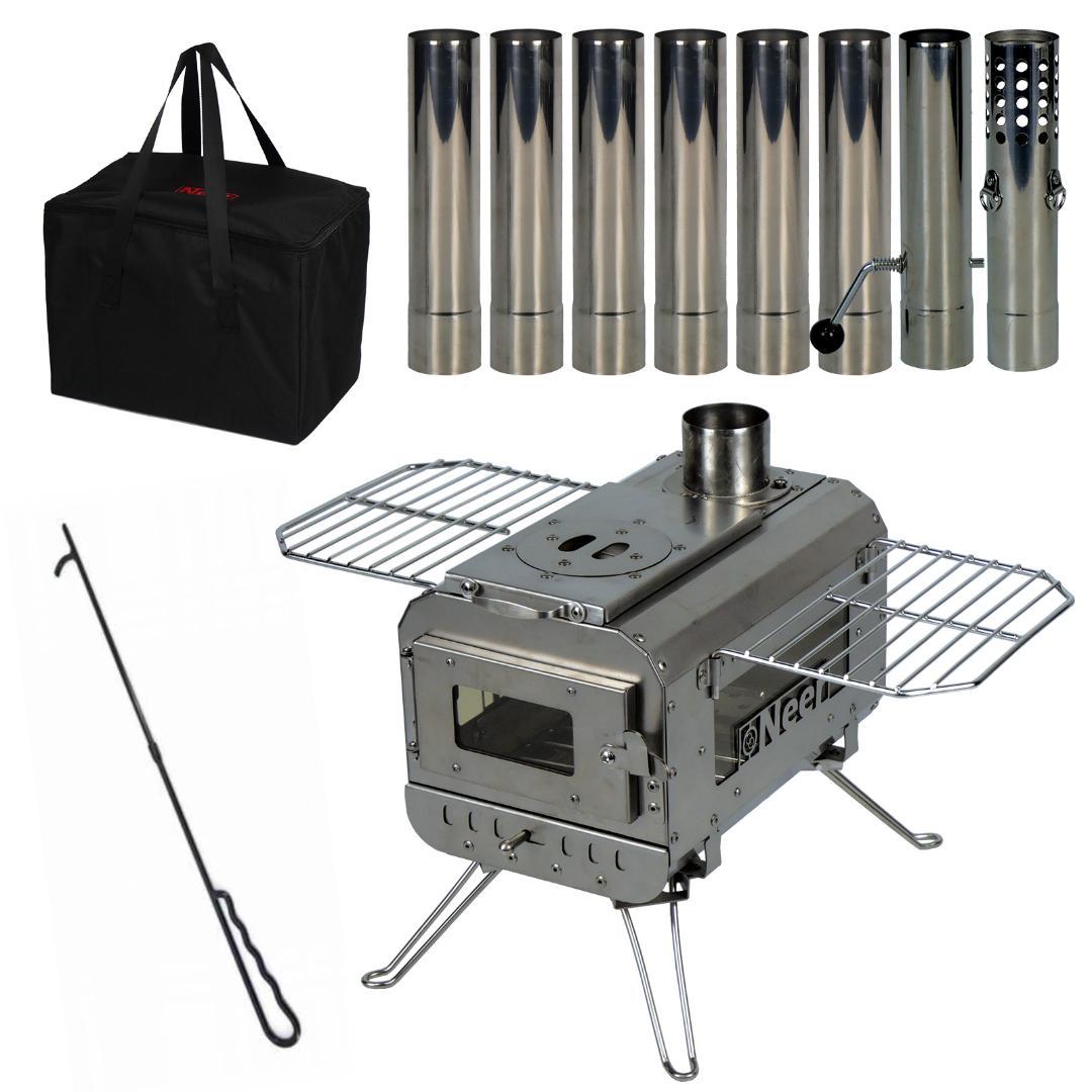 楽天市場】アウトドア ストーブ Neer マグマストーブ 薪ストーブ 収納