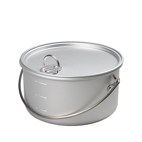 楽天市場】エバニュー バックカントリーアルミポット ナベ クッカー