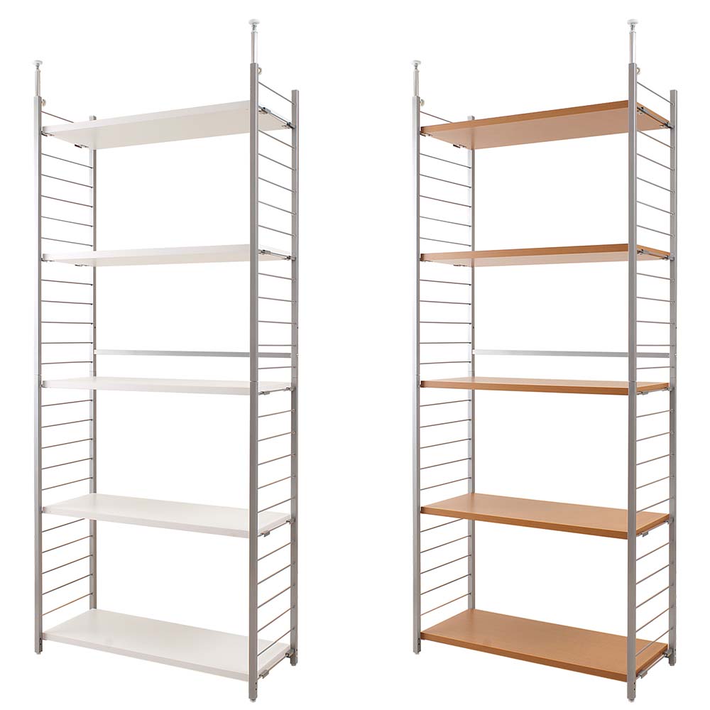 楽天市場】突っ張り壁面間仕切りラック 幅90cm 背板無し 本体用