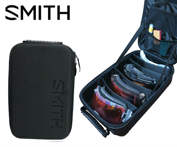SMITH ミラーレンズ ゴーグル 収納袋付きりばあぷ）SMITH ミラーレンズ