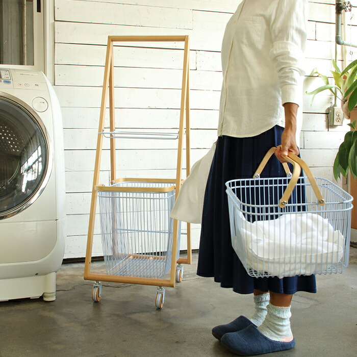 楽天市場】キャリーバスケットワゴン ラック Lサイズ リヴ carry