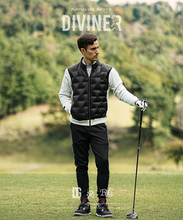 楽天市場】【DIVINER GOLF】 ゴルフウェア メンズ ダウンジャケット 袖