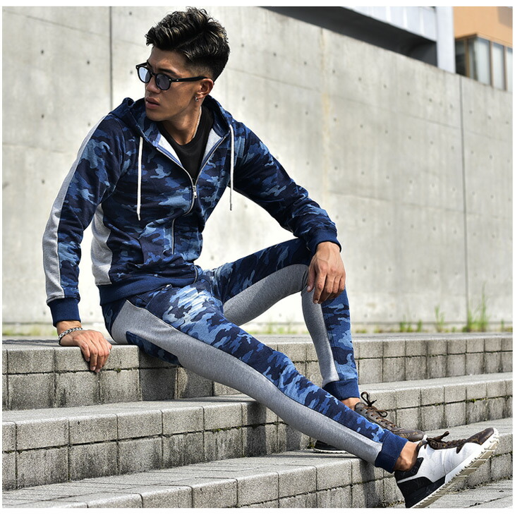 楽天市場】セットアップ メンズ 上下 上下セット デニム スウェット