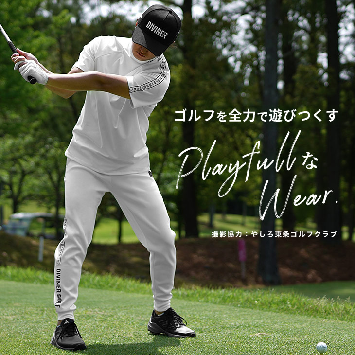 楽天市場】ゴルフウェア メンズ セットアップ メンズ 半袖モックネック