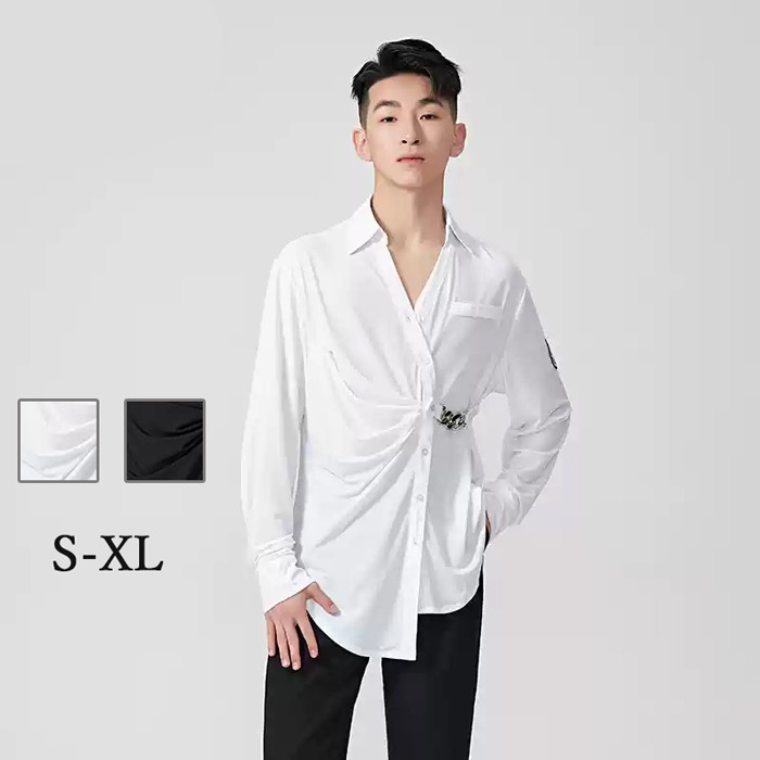 楽天市場】社交ダンス衣装 トップス メンズ ラテン ラテンダンス用