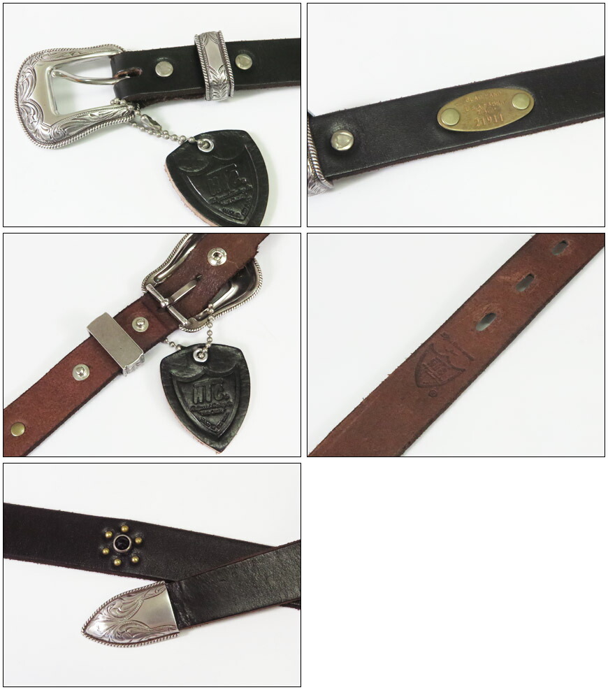 楽天市場】GLAD HAND × HTC ウエスタン スタッズ レザーベルト