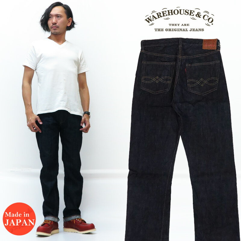 WAREHOUSE COMPANY 1001XX ストレートデニム 32-34