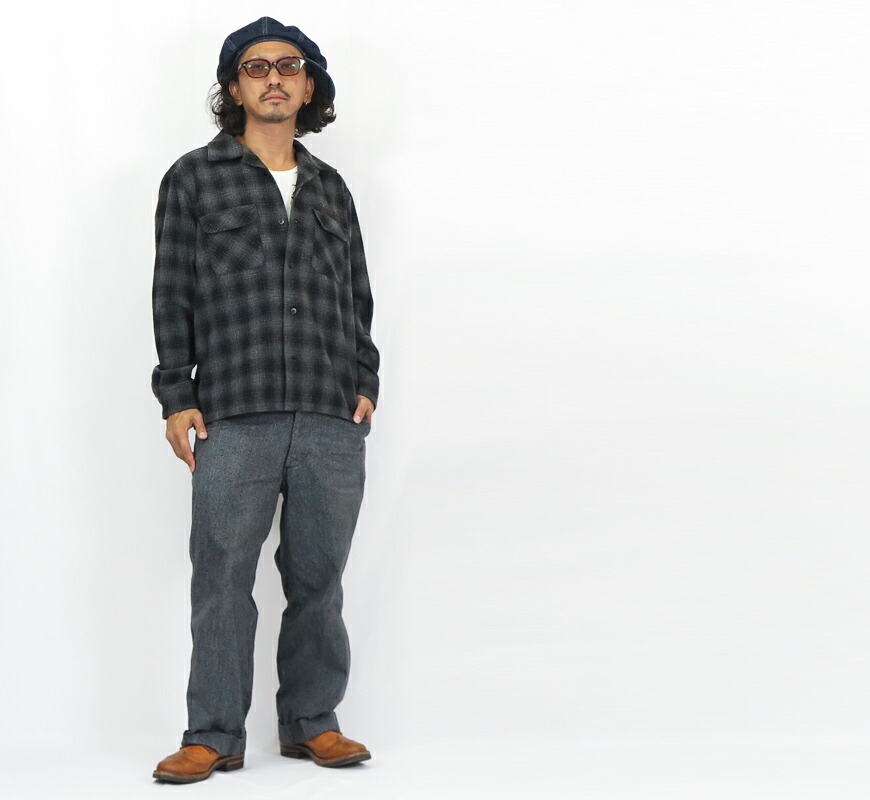 楽天市場】GANGSTERVILLE ギャングスタービル 長袖 ウールチェック