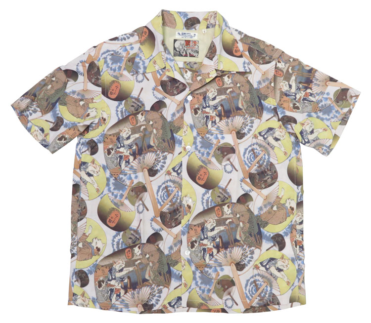 楽天市場】サンサーフ SUN SURF × 歌川国芳 半袖 レーヨン ハワイアン