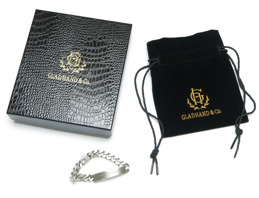楽天市場】GLAD HAND JEWERLY グラッドハンド ID ブレスレット Lサイズ