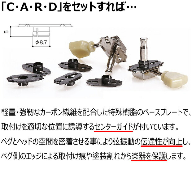 楽天市場】GOTOH ゴトー ギター ペグ SD90MG SL N(ニッケル) マグナム