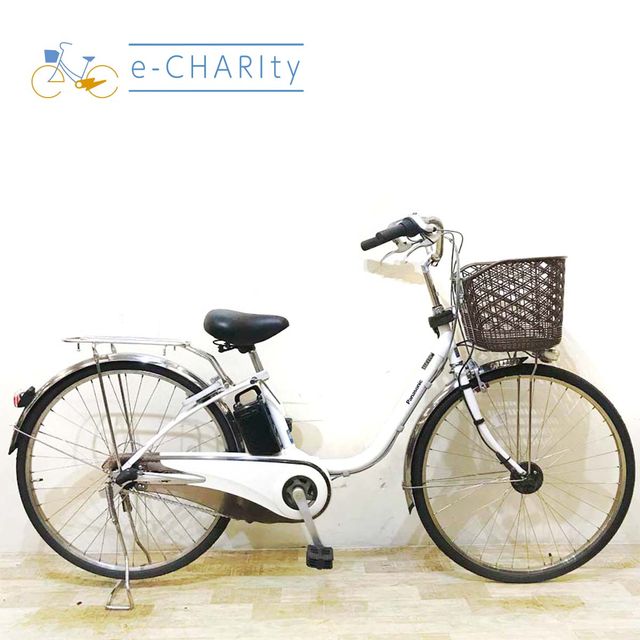 楽天市場】自転車 panasonic vivi ビビ 26シャイニーシルバーの通販