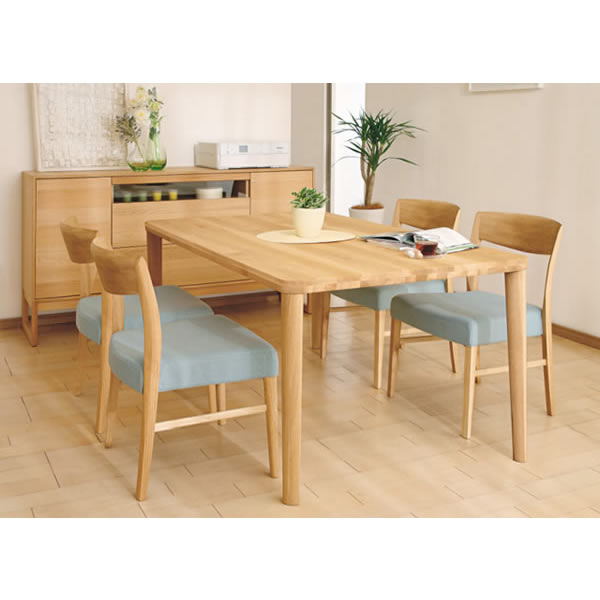 楽天市場】カリモク ダイニングテーブル 4本脚 幅1500×奥行900×高さ660