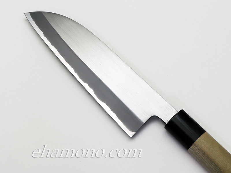 楽天市場】日野浦刃物工房 味方屋作三徳包丁 ステン白二鋼割込 : e