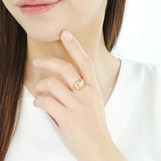 楽天市場】K10YG レモンクォーツ リング【送料無料】【代引手数料無料