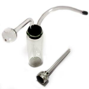 楽天市場】クラックボング ガラスボング 2WAY ボトル型 水パイプ