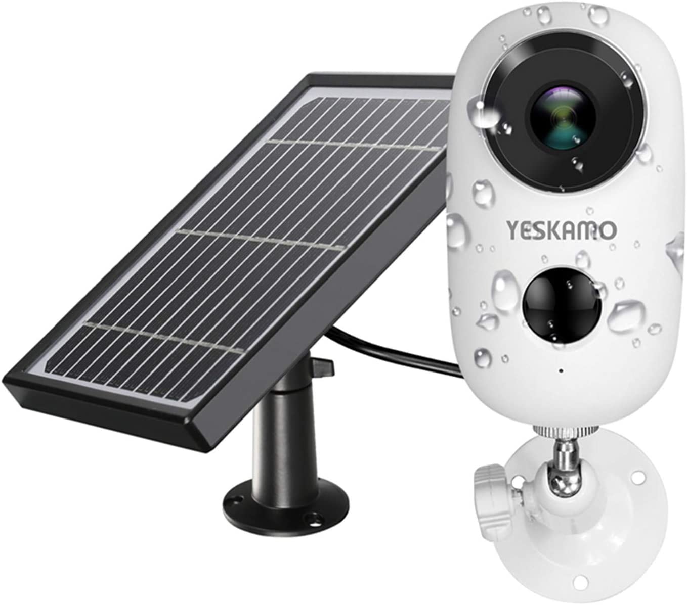楽天市場】ソーラーパネル付き YESKAMO【カメラ 防犯 防犯カメラ Wi-Fi
