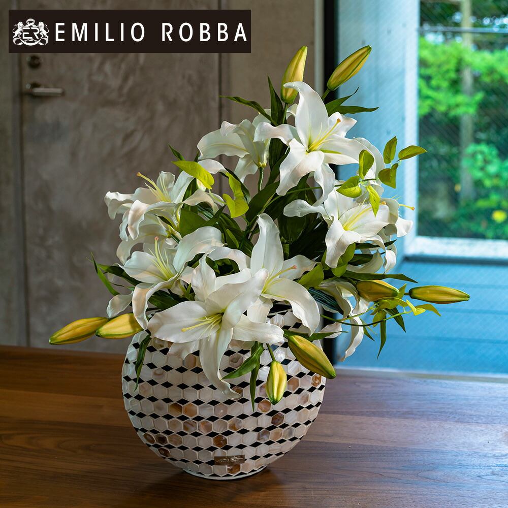 楽天市場】【WEB限定】造花 百合 ユリ カサブランカ4L-a インテリア