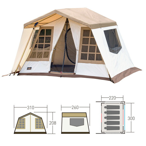 楽天市場】Ogawa オガワ オーナーロッジ タイプ52R T/C 2253 ロッジ型