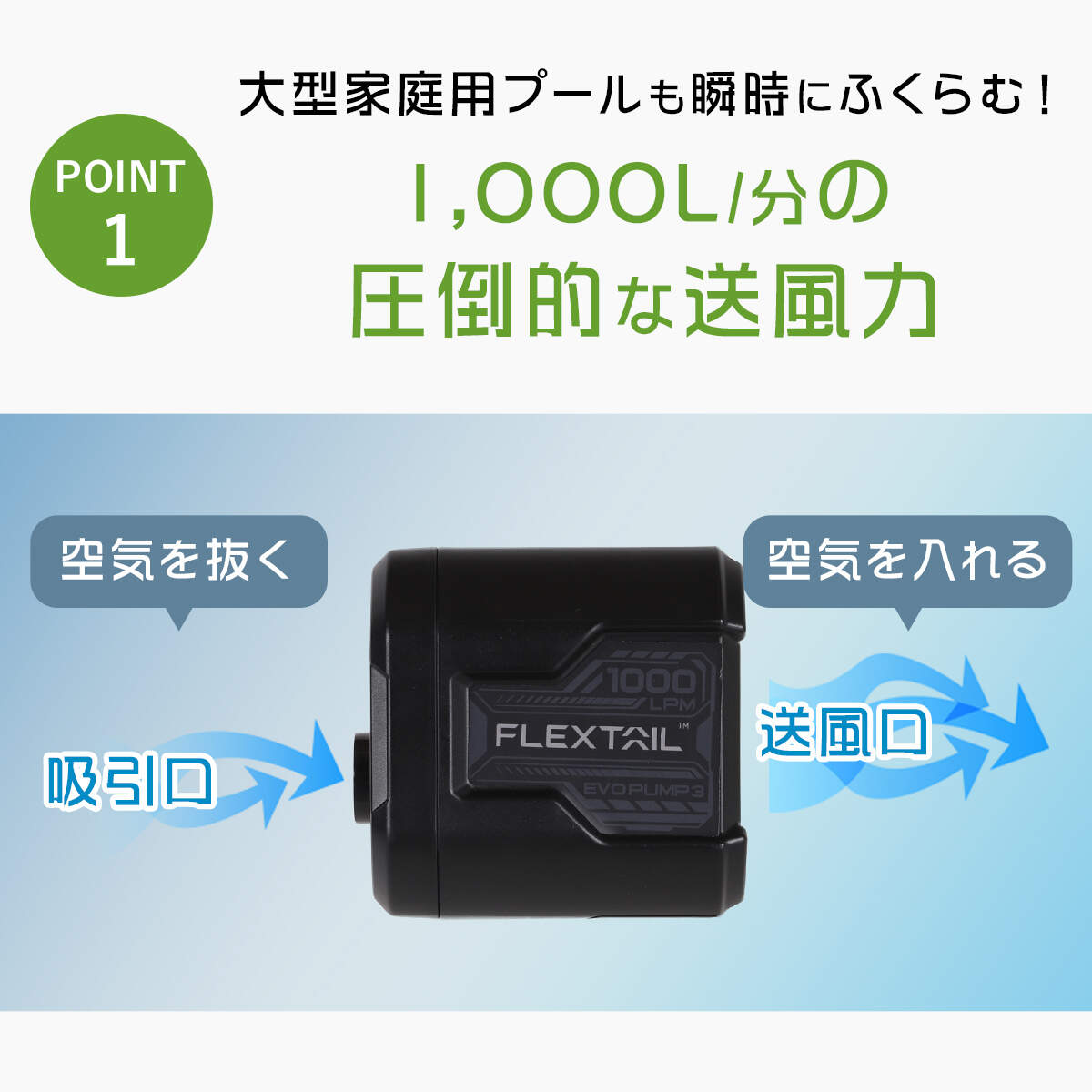 楽天市場】フレックステイル FLEXTAIL アウトドア 寝具用 エボポンプ3