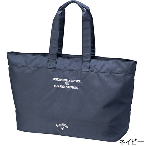 新品CALLAWAY ネイビーラウンドバッグ 大小セットトート 新品CALLAWAY