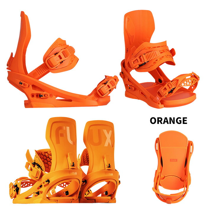 Flux DS オレンジ Lサイズ 24-25 ビンディングのみ Flux DS オレンジ L