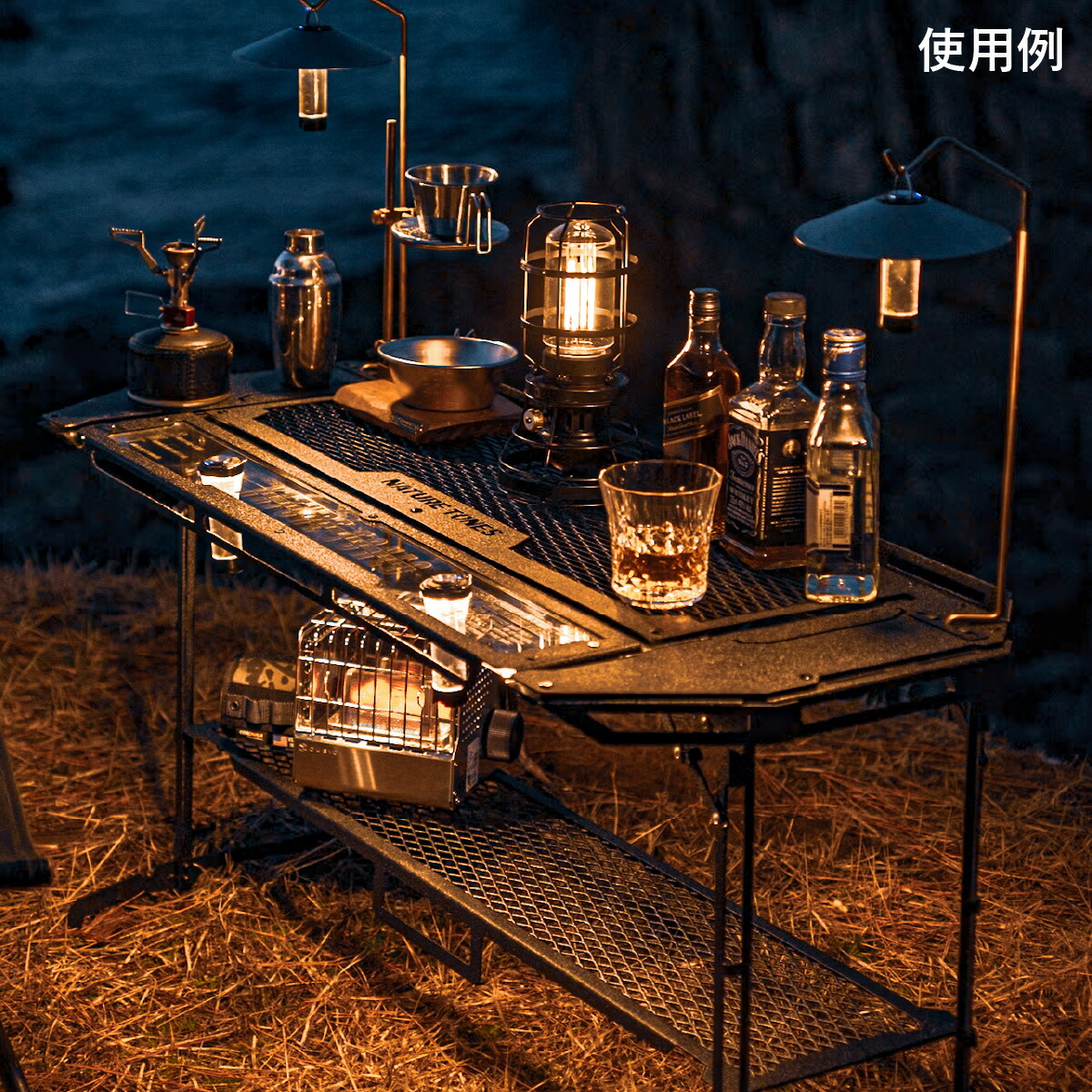 ソロキャンプ ネイチャートーンズ コックピットテーブル ネイチャー