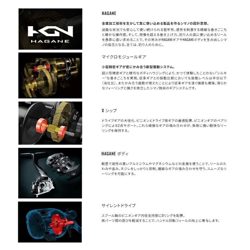 楽天市場】シマノ 25アンタレス 100MG RIGHT / ベイト リール 右巻