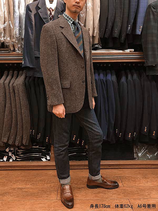 楽天市場】☆I型 ( アメリカントラッド型・3ツ釦段返り ) HARRIS