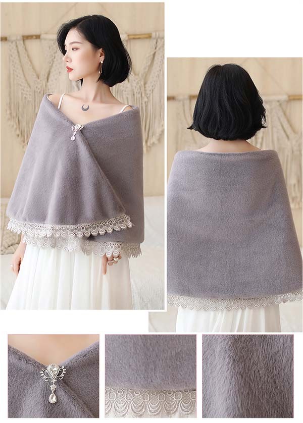 楽天市場】ボレロ ドレスショール ストール ふわふわ 暖かい ポンチョ