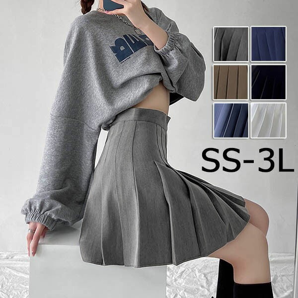 楽天市場】スカート レディース ボトムス プリーツスカート ミニ