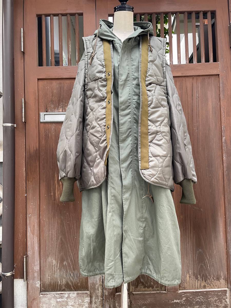 楽天市場】77circa 77サーカ circa make layered m-51 coat ブラック