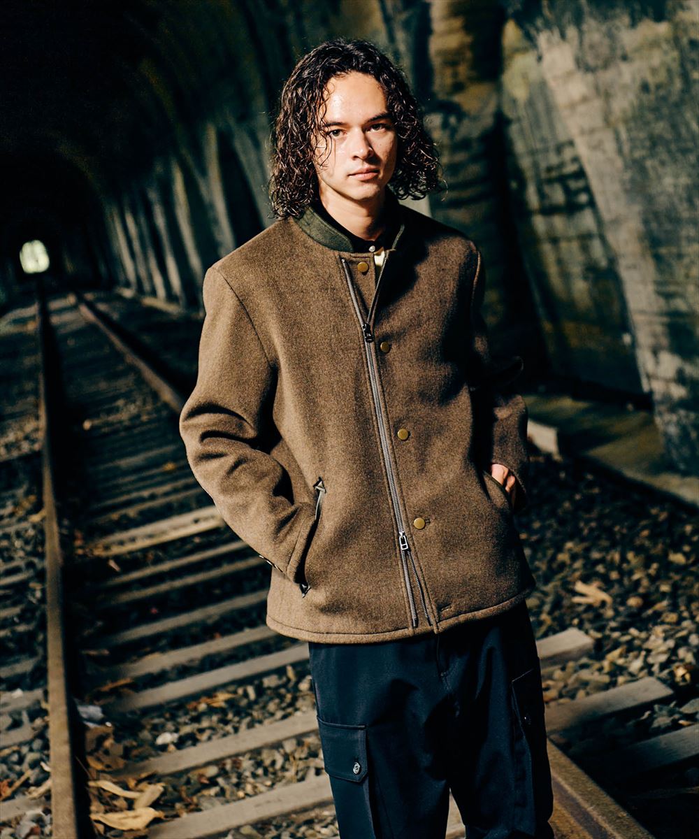 楽天市場】glamb グラム Melton Napoleon Blouson / メルトン