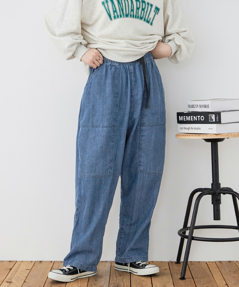 楽天市場】大きいサイズ ビッグポケット サーカスデニムパンツ デニム