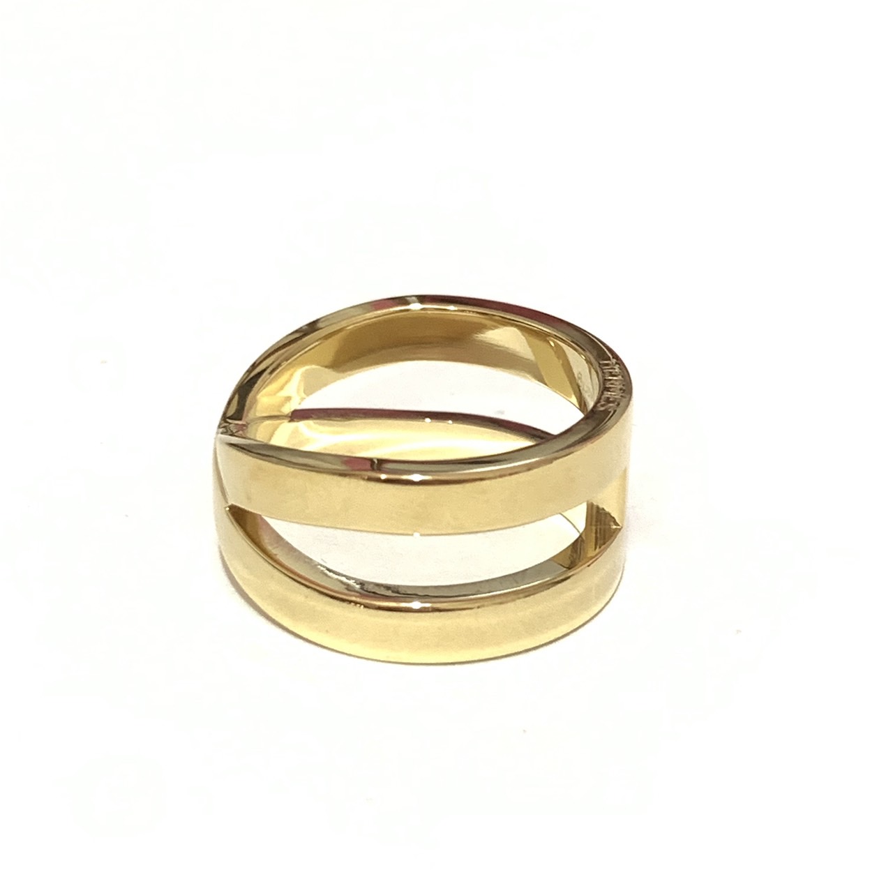 楽天市場】【美品】HERMES エルメス スカーフリング リュバン ゴールド