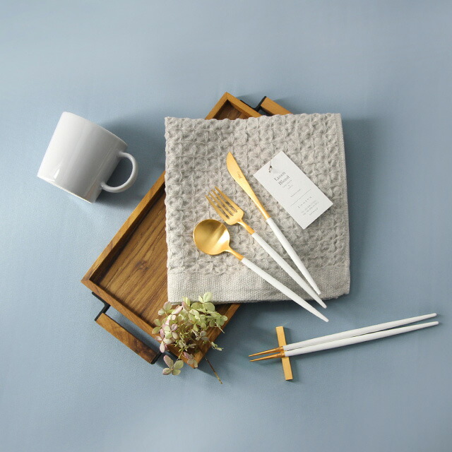 楽天市場】Cutipol GOA クチポール ゴア ホワイトマットゴールド 箸＋