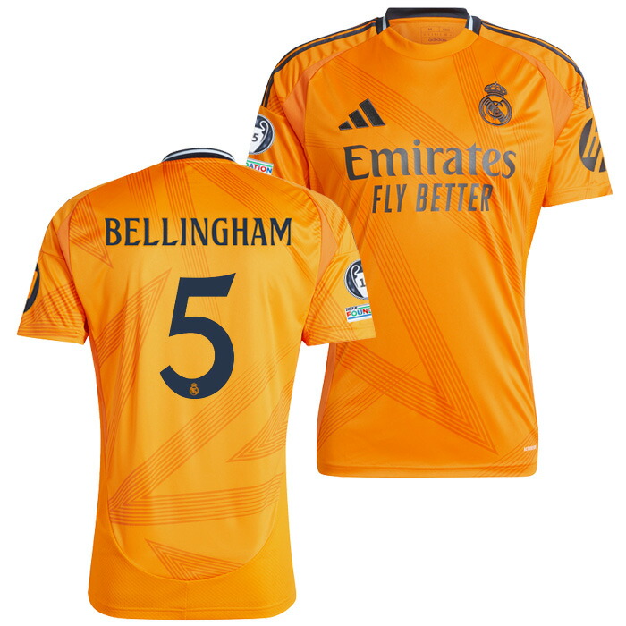 楽天市場】レアルマドリード 24-25 アウェイ 半袖 ユニフォーム No.5