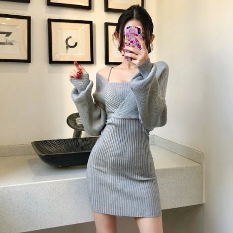 ANDMARYニットタイトミニワンピース ANDMARYニットタイトミニ