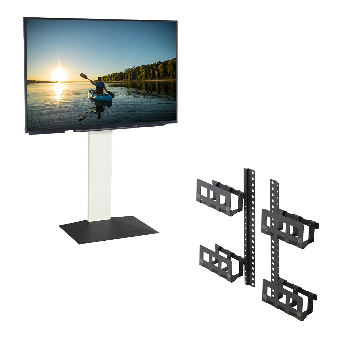 楽天市場】テレビ台 WALL 壁寄せ テレビスタンド 32型〜80型対応 V3