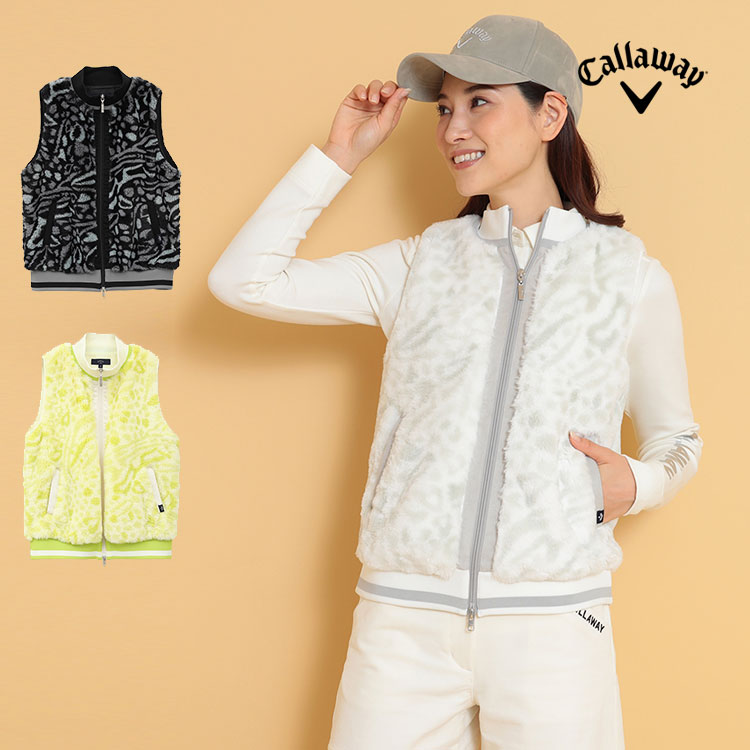 楽天市場】ファー ベスト（ブランドキャロウェイ）（レディースウェア