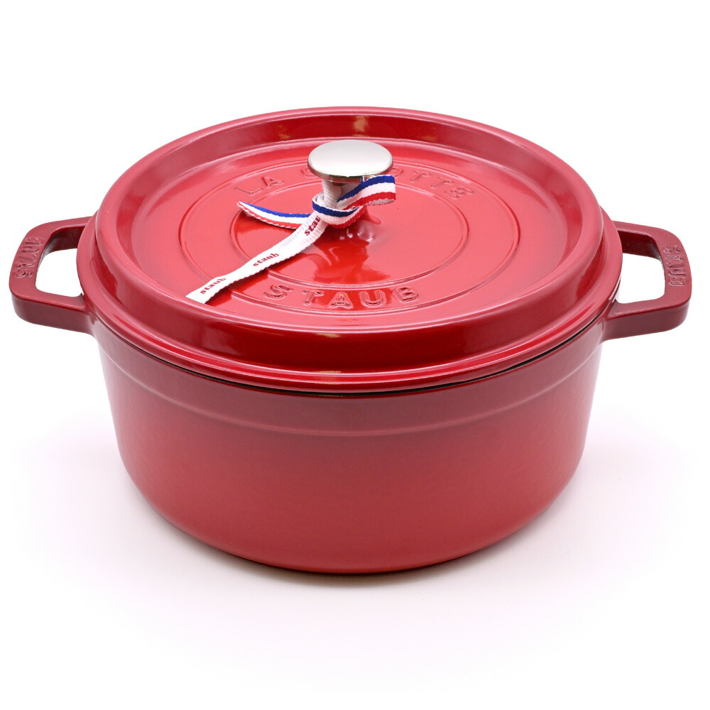 楽天市場】ストウブ staub ピコ・ココット ラウンド 24cm チェリー