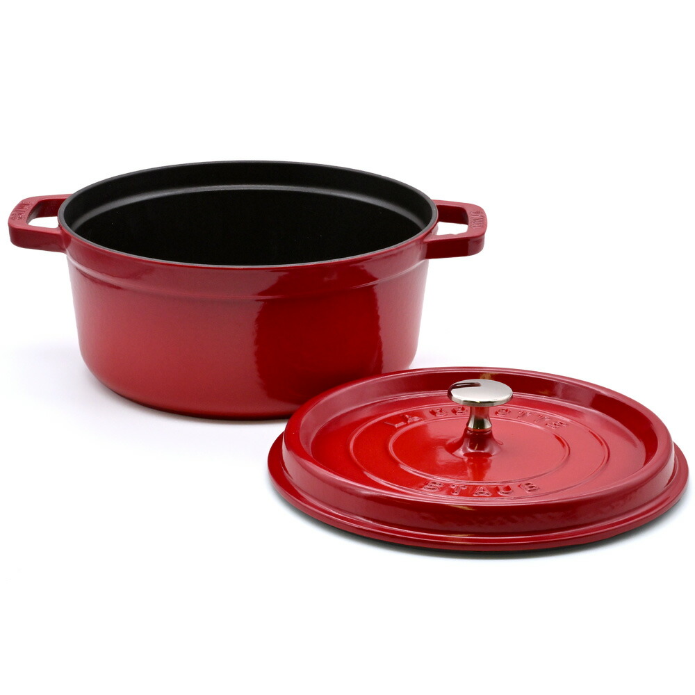楽天市場】ストウブ staub ピコ・ココット ラウンド 24cm チェリー