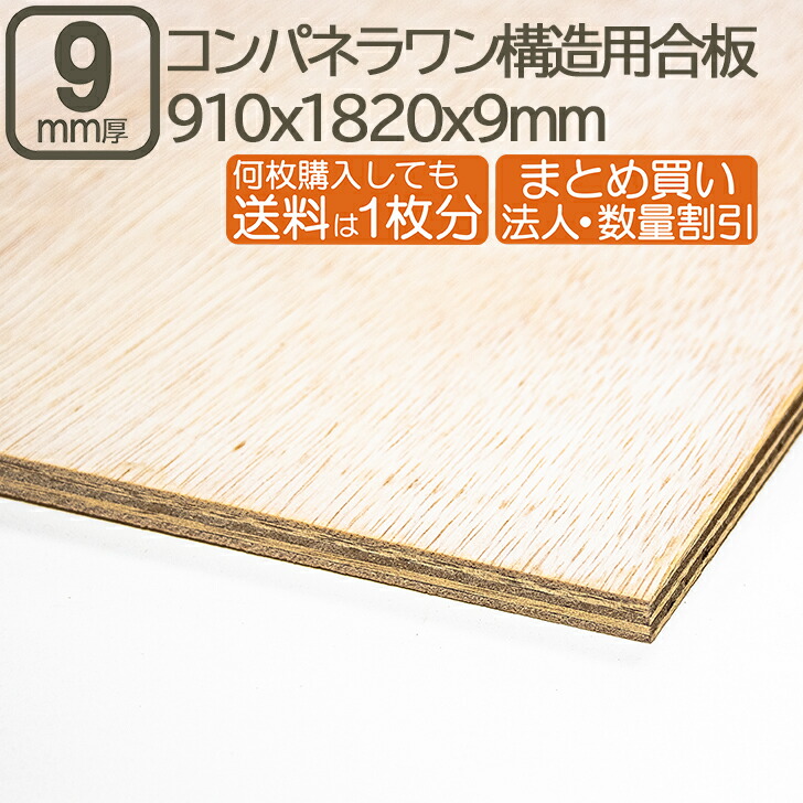 楽天市場】コンパネ 12mm 1820 910の通販