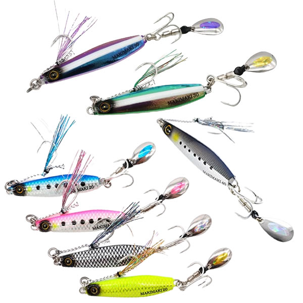 楽天市場】ハヤブサ ジャックアイ マキマキ 40g FS417 (メタルジグ