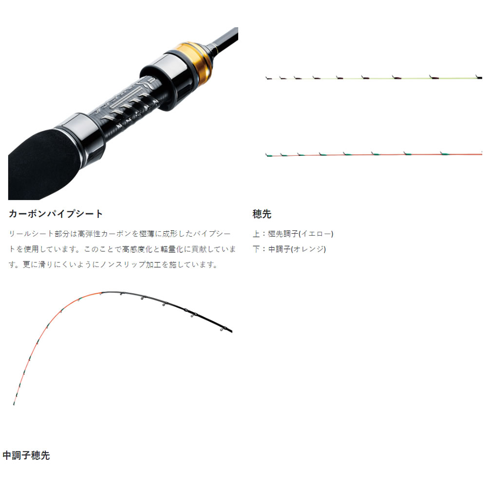楽天市場】がまかつ ガマチヌ いかだ競技ファインマスター MH 1.5 (竿